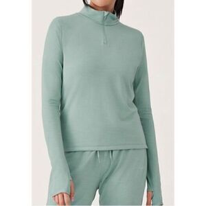 Allbirds 1/4 zip Natural Run Mid Layer Performance Pullover  Shirt NWT